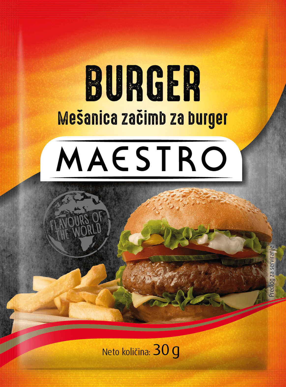 Mešanica začimb za burger